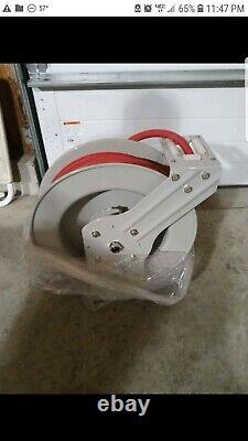 BRAND NEW Industrial Grade Retractable Air Hose Reel, Corrosion Resistant 50ft