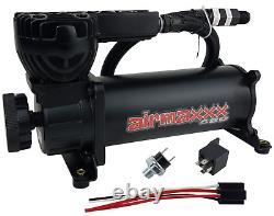 Black 580 Air Compressor 180 psi Off Pressure Switch & Relay Air Ride Suspension