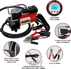 Blikzone 25-Pc Portable Air Compressor/Inflator Kit with Digital LCD Display, Au