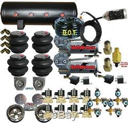C10 Air Ride Suspension Kit Chevy 1963-72 3/8 Valves 14-Function Remote