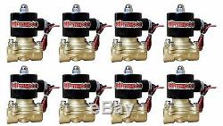 C10 Suspension 4 Link Air Compressors AM400 Bags 1/2 Valves Clear 9 Switch Box