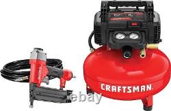 CRAFTSMAN 6-Gallon Single Stage Portable Corded Electric Pancake Air Compressor