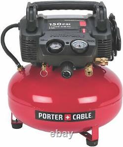 CRAFTSMAN Air Compressor, 6 Gallon, Pancake, Oil-Free with13 Piece Accessory Kit