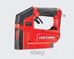 CRAFTSMAN CMEC1KIT18 Air Compressor Combo Kit w Hose & Nail Driver 6 Gallon Red