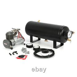 Car Air Compressor 12V 150 PSI 1.5 Gal Air Tank Onboard System Kit 12V With Gauge