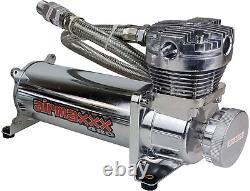 Chrome 480 Air Compressor 165 psi On 200 psi Off For Air Horn Or Bag Suspension