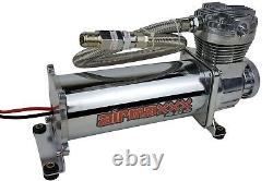 Chrome 480 Air Compressor 165 psi On 200 psi Off For Air Horn Or Bag Suspension