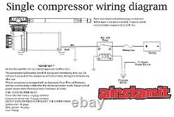 Chrome 480 Air Compressor 165 psi On 200 psi Off For Air Horn Or Bag Suspension