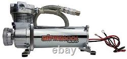 Chrome 480 Air Compressor 165 psi On 200 psi Off For Air Horn Or Bag Suspension