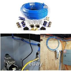 Complete Air Garage/Shop Compressed Air Line Kit Complete System 100 ft With1/2 OD