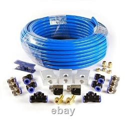 Complete Air Garage/Shop Compressed Air Line Kit Complete System 100 ft With1/2 OD