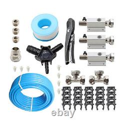 Compressed Air Line System Master Kit For M7500 3/4 Tubing 100 Feet 3 Outlets