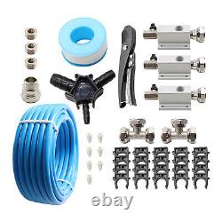 Compressed Air Line System Master Kit For M7500 3/4 Tubing 100 Feet 3 Outlets