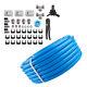 Compressed Air Line System Tubing Master Shop Flexible Piping 3/4 Kit Aluminum