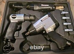 Craftsman 10pc Mechanics Air Tool Kit Case Hammer 1/2 Impact Wrench 3/8 Ratchet