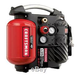 Craftsman 1.2 Gallon AirBoss Oil-Free Air Compressor and Hose Kit NEW