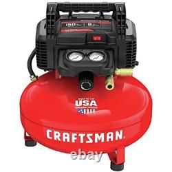 Craftsman Air Compressor 6 Gallon Pancake Oil-Free with13 Piece Accessory Kit, new