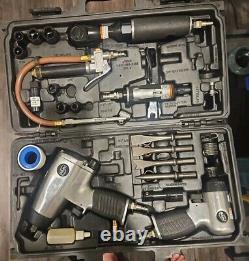 DAPC DeVilbiss Air Power Impact Wrench, Air Ratchet, Die Grinder, Air Hammer Kit