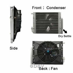DC 12V Underdash Electric Air Conditioning Evaporator Compressors Kit Universal