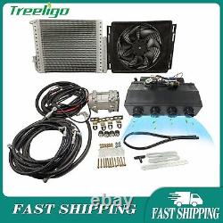 DC 24V Coolling Underdash Electric Air Conditioner Universal Auto Car A/C Kit