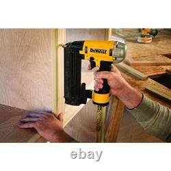 DEWALT 6 Gal 165 PSI Heavy-Duty Electric Pancake Air Compressor 18-Gauge Brad Na