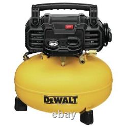 DEWALT DWFP1KITR 18 ga Brad Nailer & 6 gal Air Compressor CKCertifiedRefurbished