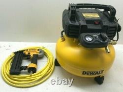 DEWALT DWFP1KIT 6G 18Gauge Brad Nailer and Heavy-Duty Pancake Air Compressor, GR