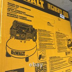 DeWALT DWFP1KIT 165 PSI 18 Gauge 2-1/8 Pneumatic Nailer withCompressor Combo Kit