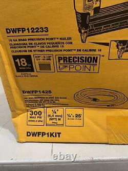DeWALT DWFP1KIT 165 PSI 18 Gauge 2-1/8 Pneumatic Nailer withCompressor Combo Kit