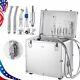 Dental Portable Mobile Delivery Unit Air Compressor Rolling Box 4h+handpiece Kit