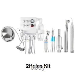 Dental Turbine Unit Weak Suction Fit Air Compressor/Air Scaler Handpiece 2/4Hole