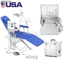 Dental unidad móvil de entrega de succión compresor de aire 4Hole /Silla