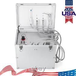 Dental unidad móvil de entrega de succión compresor de aire 4Hole /Silla