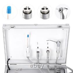 Dental unidad móvil de entrega de succión compresor de aire 4Hole /Silla
