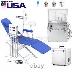 Dental unidad móvil de entrega de succión compresor de aire 4Hole /Silla