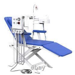 Dental unidad móvil de entrega de succión compresor de aire 4Hole /Silla