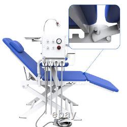 Dental unidad móvil de entrega de succión compresor de aire 4Hole /Silla