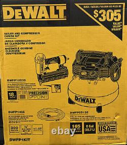 Dewalt Nailer & Compressor Combo Kit DWFP1KIT -JN