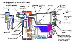 Discovery 3 Air Compressor Pump & Dryer Master Repair Kit Land Rover Hitachi