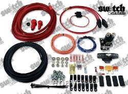 Dual Air Compressor Wiring Kit 4 Gauge Power Wire with Instructions FREE 2DAY SHIP