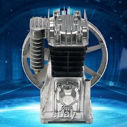 Dual Cylinder Air Compressor Piston Pump Head Motor Kit 2065-3HP 250L/min 2200W