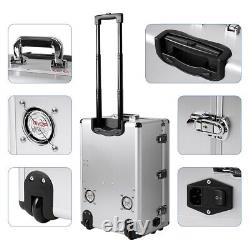 FDA Portable Dental Unit System Built-in Air Compressor Case+ Handpiece Kit