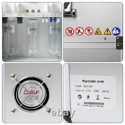FDA Portable Dental Unit System Built-in Air Compressor Case+ Handpiece Kit