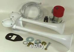 Fiamm 62350-12 Fultone Twin Air White Horn with 12V Compressor Kit
