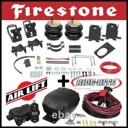 Firestone Ride Rite Air Kit & AirLift Compressor for Ford F-250 F-350 Super Duty