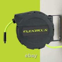 Flexzilla Air Hose Reel Swivel Bracket Adjustable 30 ft L x 1/4 in MNPT Fitting