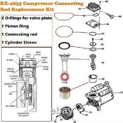 For Craftsman Porter Cable Black Decker DeVilbiss Air Compressor KK-4835 ZAC0032