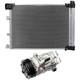 For Nissan Sentra 2013-2015 1.8l 1798cc Ac Condenser & Ac Compressor Cooling Kit