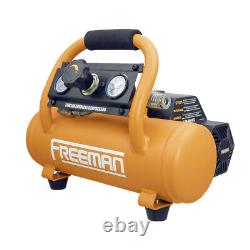 Freeman PE1GCCK 1 Gallon 20 Volt Cordless 1/3 HP Portable Air Compressor Kit