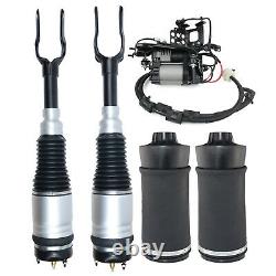 Front Rear Suspension Air Spring+Strut+Compressor Kit 11-16 Jeep Grand Cherokee